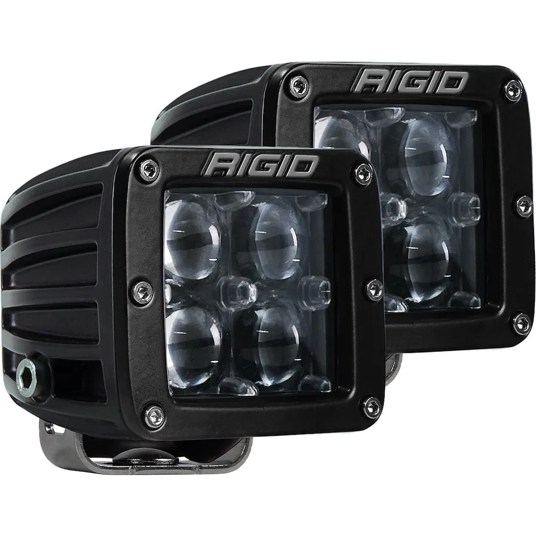 504713 – RIGID IND Driving/ Fog Light, LED Bulb 4 LED Clear Bulb 3-3/16 Inch Square 20.1 Watt Bulbs Amp Draw 2.14 AMP...